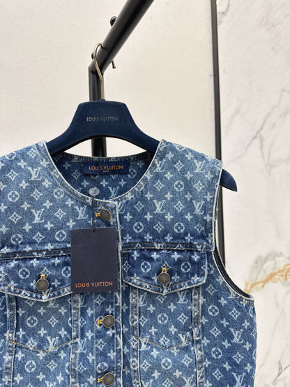 Louis 25fw denim vest