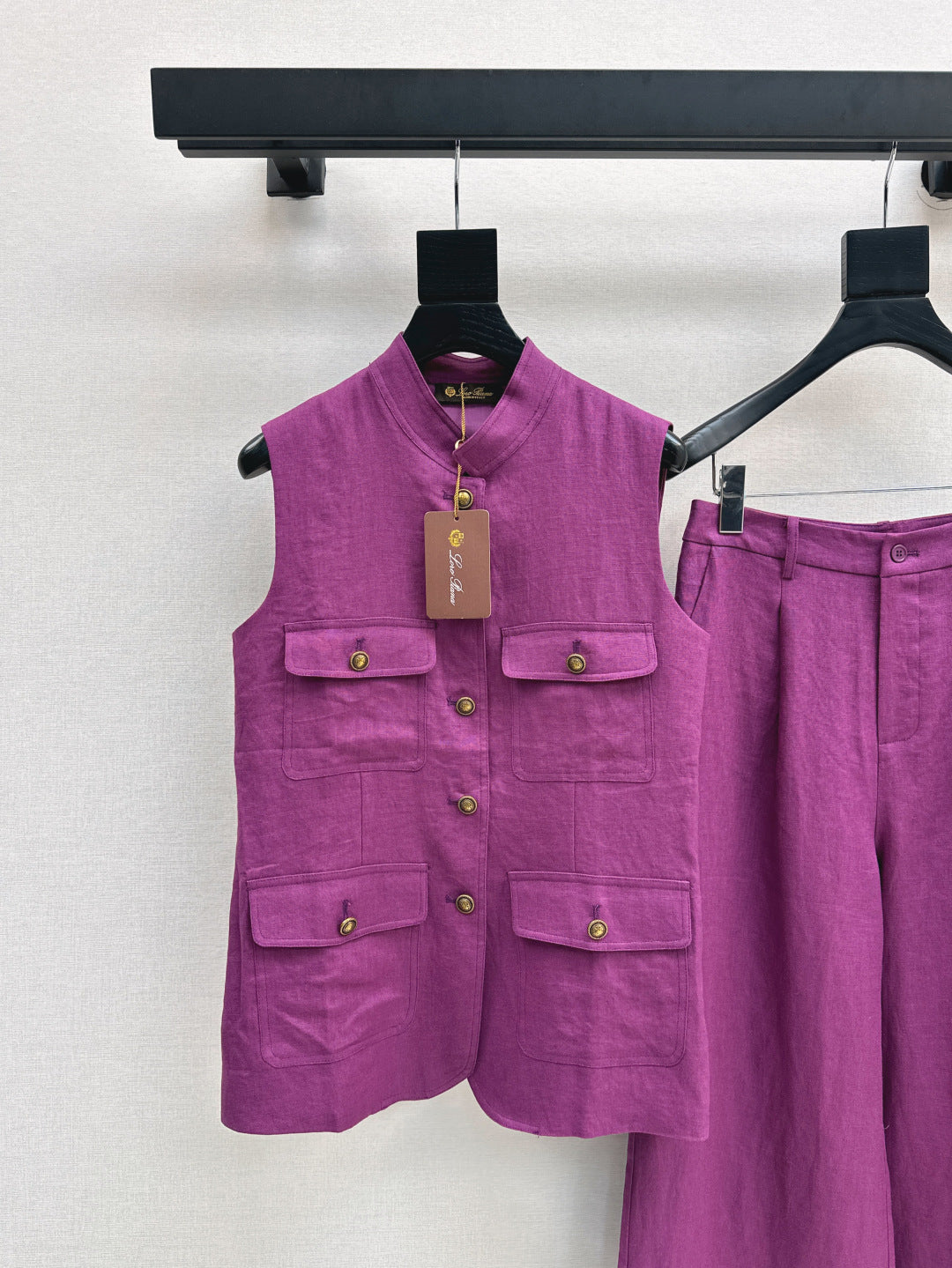 Loro 25ss linen suit