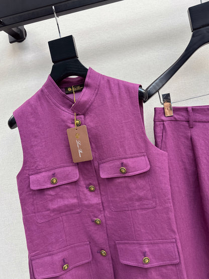 Loro 25ss linen suit
