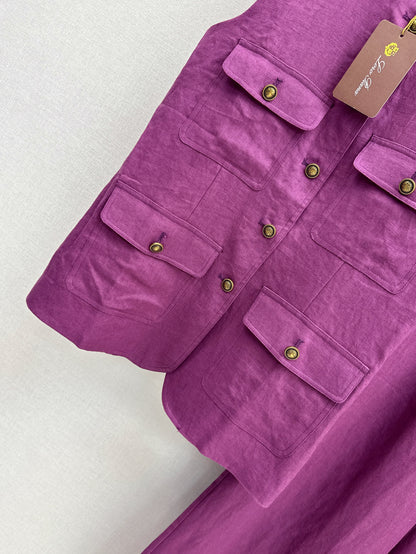 Loro 25ss linen suit