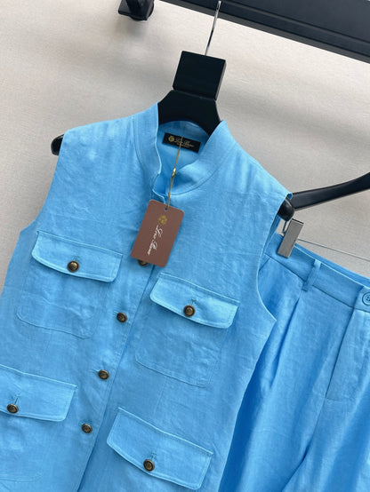 Loro 25ss linen suit