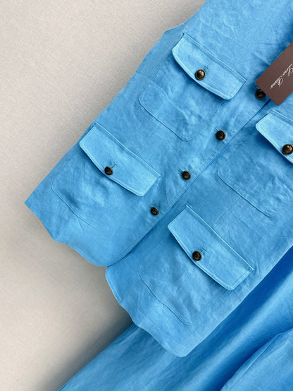Loro 25ss linen suit