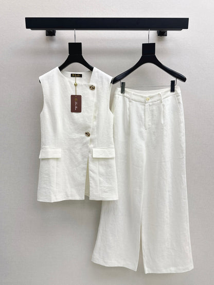 Loro 25ss linen suit