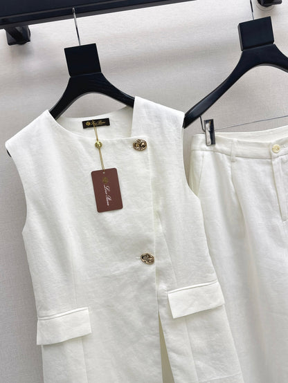Loro 25ss linen suit