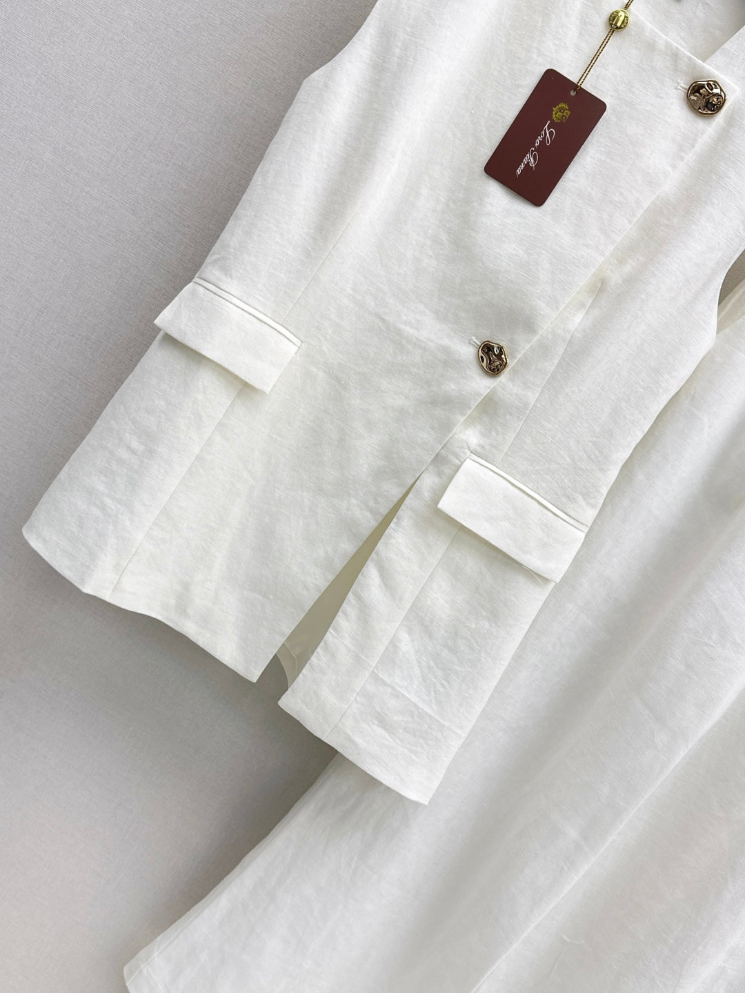 Loro 25ss linen suit