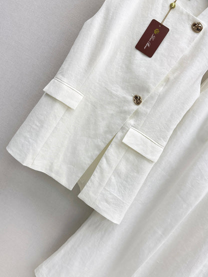 Loro 25ss linen suit