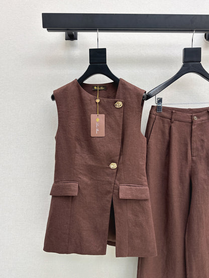 Loro 25ss linen suit