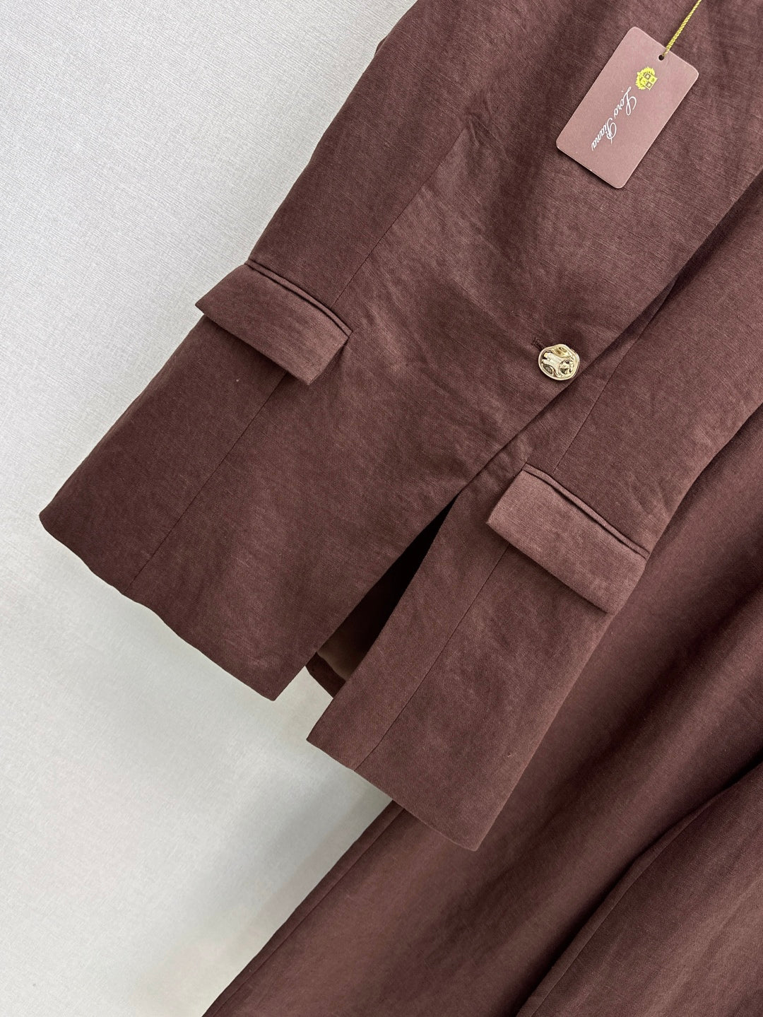 Loro 25ss linen suit