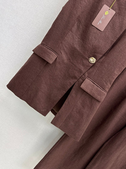 Loro 25ss linen suit