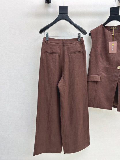 Loro 25ss linen suit
