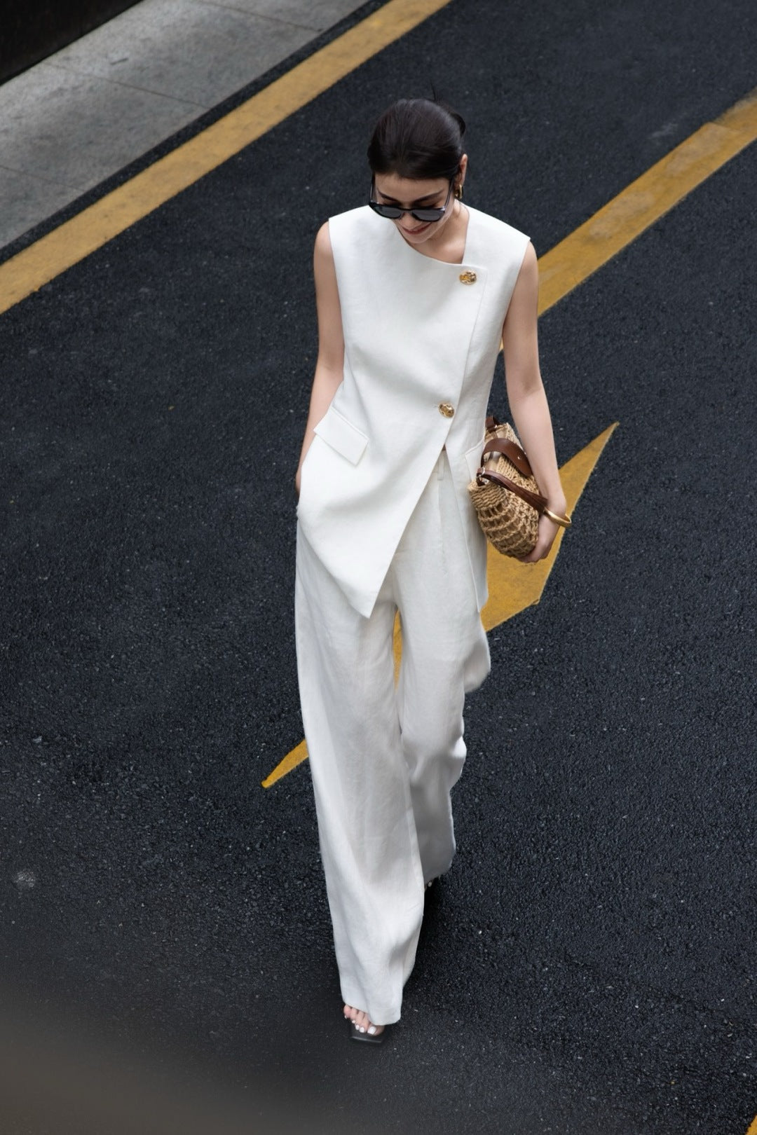 Loro 25ss linen suit