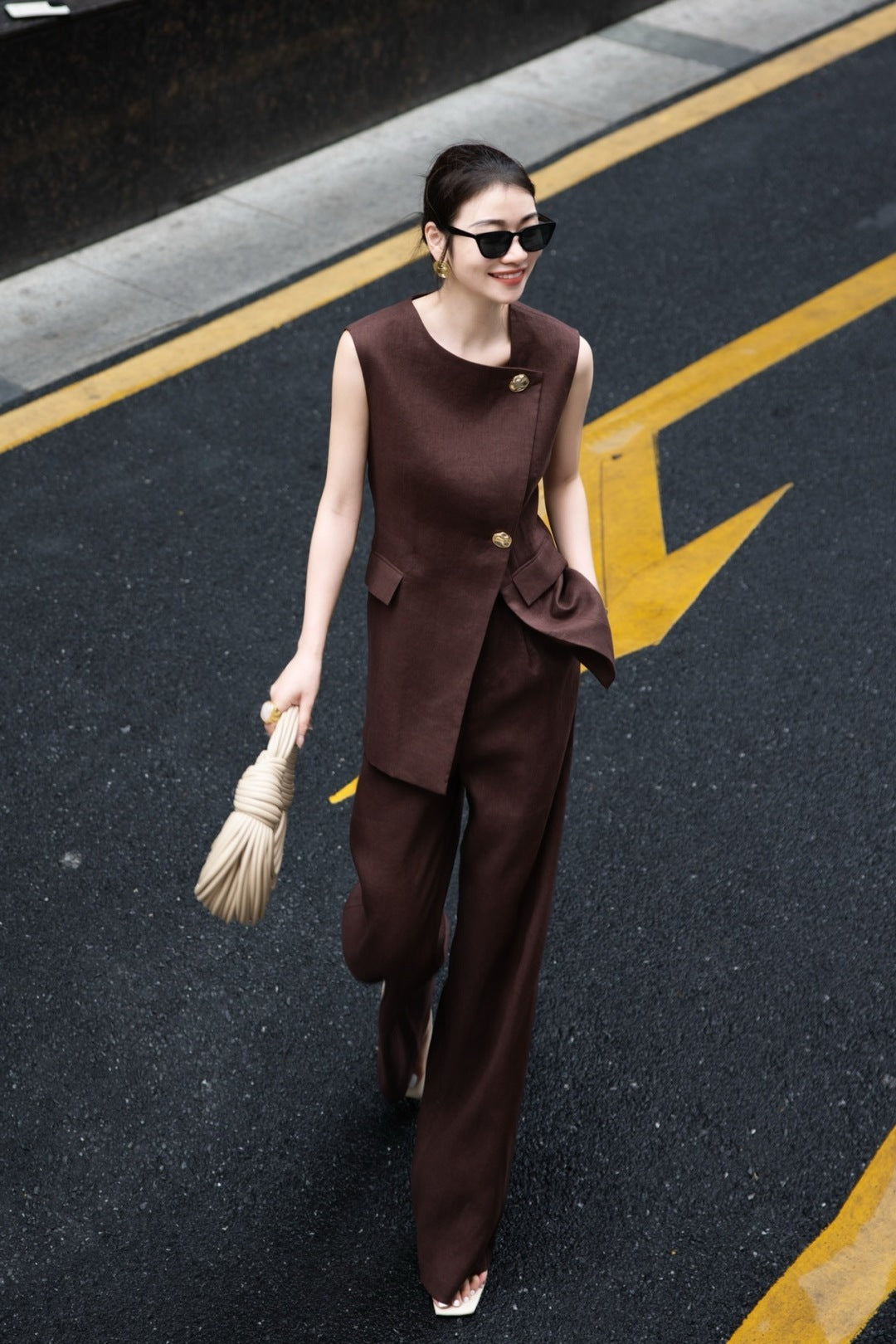 Loro 25ss linen suit