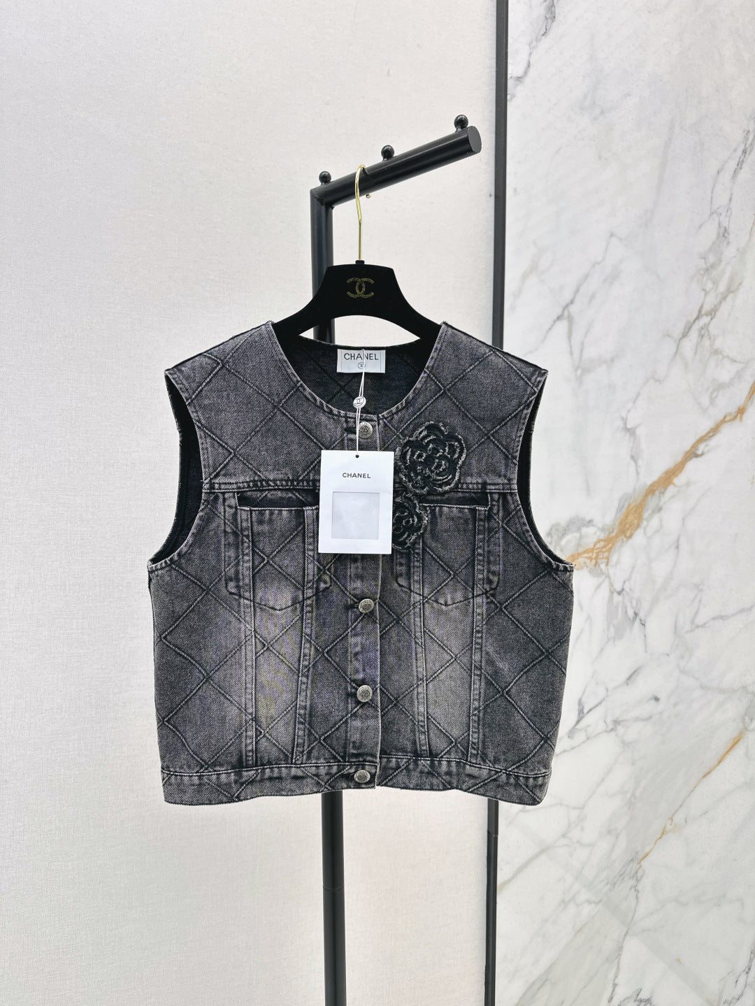 Chan 25ss denim vest