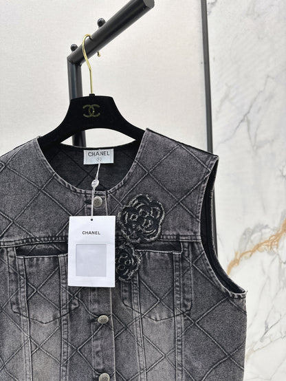 Chan 25ss denim vest