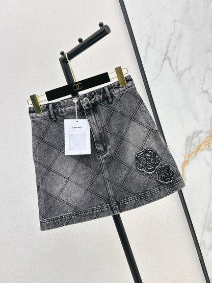 Chan 25ss denim skirt