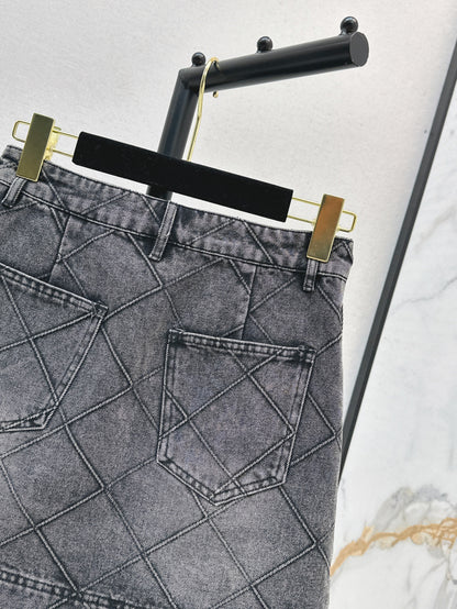 Chan 25ss denim skirt