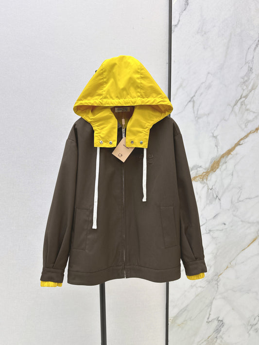 Miu 25fw hooded jacket
