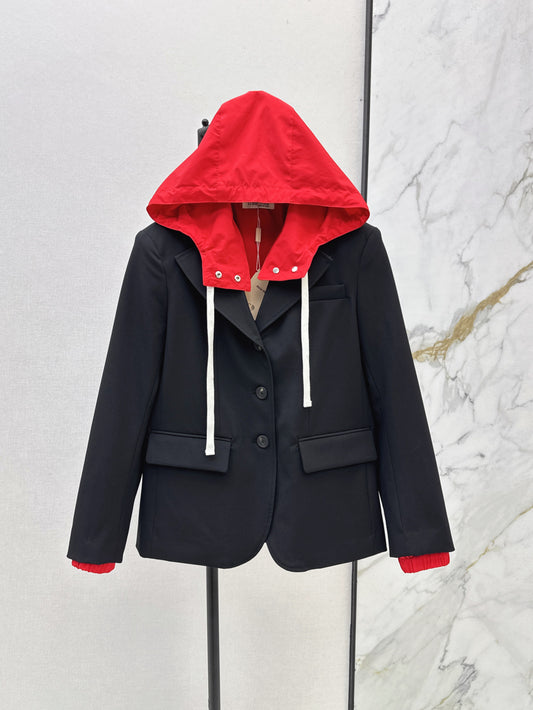 Miu 25fw hooded jacket