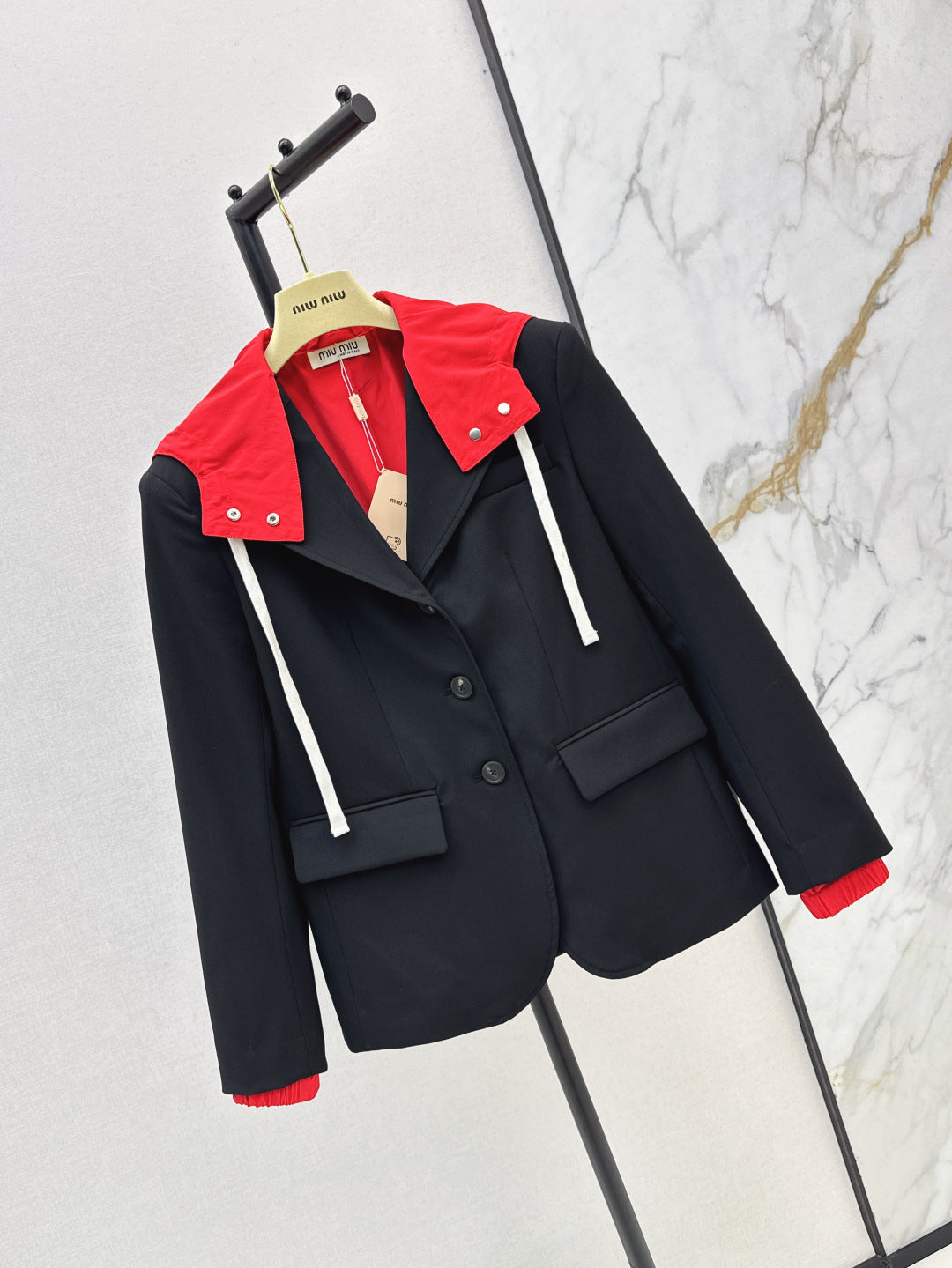 Miu 25fw hooded jacket