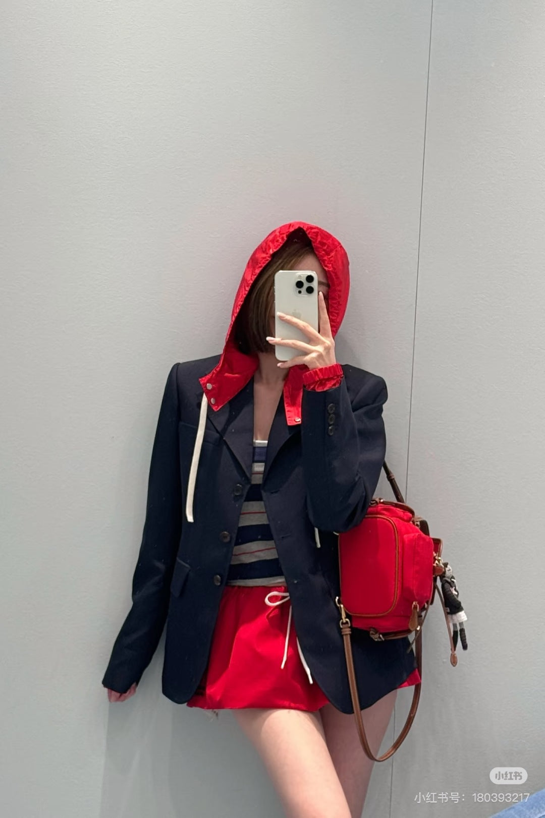 Miu 25fw hooded jacket