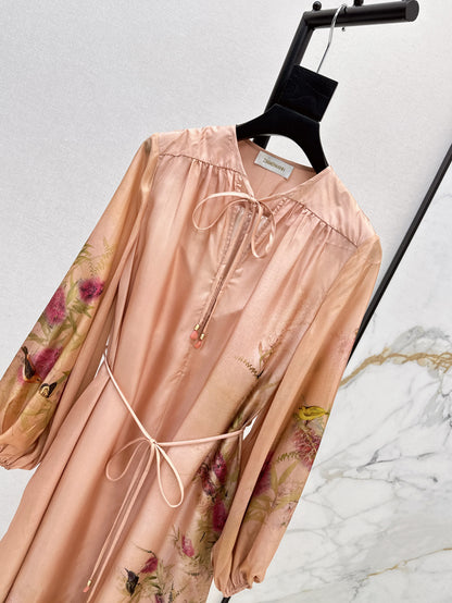 Zimm 25ss silk dress