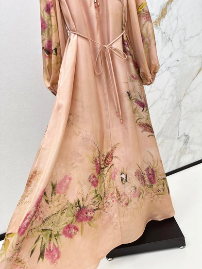 Zimm 25ss silk dress