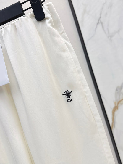 CD 25fw embroidered pants