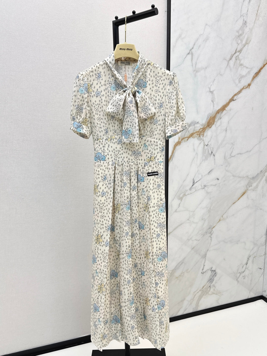 Miu 25ss print dress
