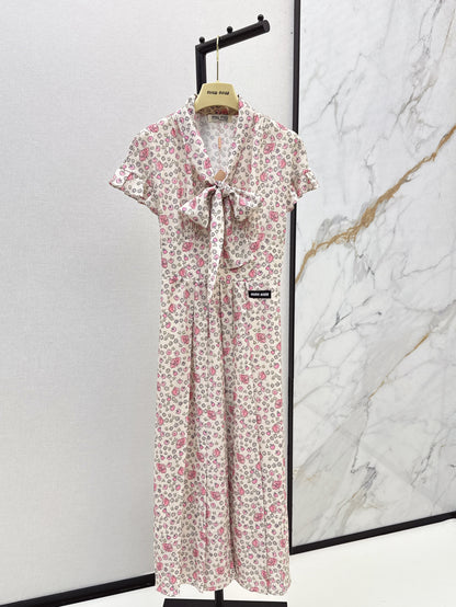 Miu 25ss print dress