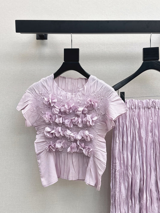 25ss tee skirt set