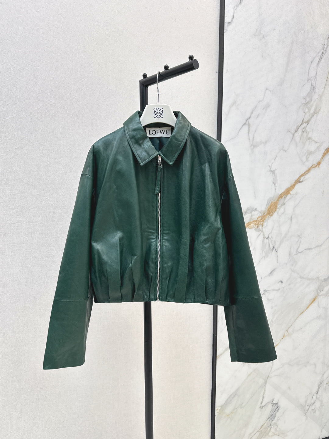 Loe 25ss leather jacket