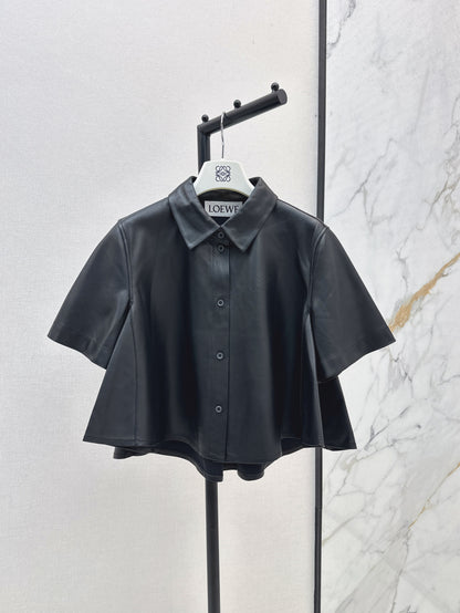 Loe 25fw leather jacket