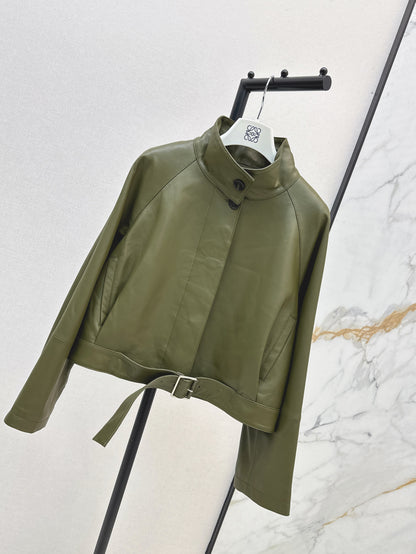 Loe 25fw leather jacket
