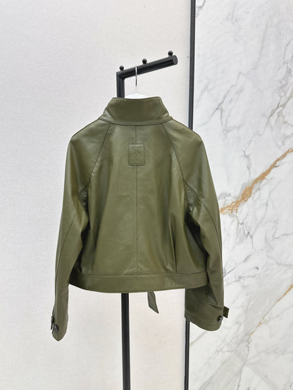 Loe 25fw leather jacket