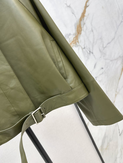 Loe 25fw leather jacket