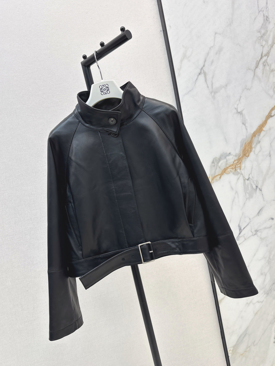Loe 25fw leather jacket