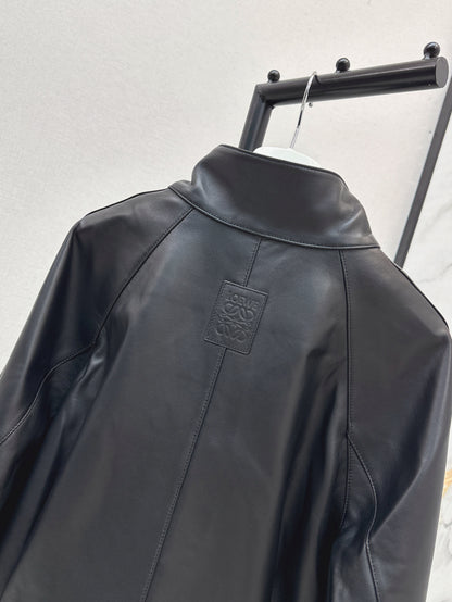 Loe 25fw leather jacket