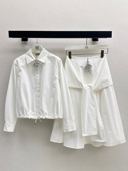 Loe 25ss drawstring suit
