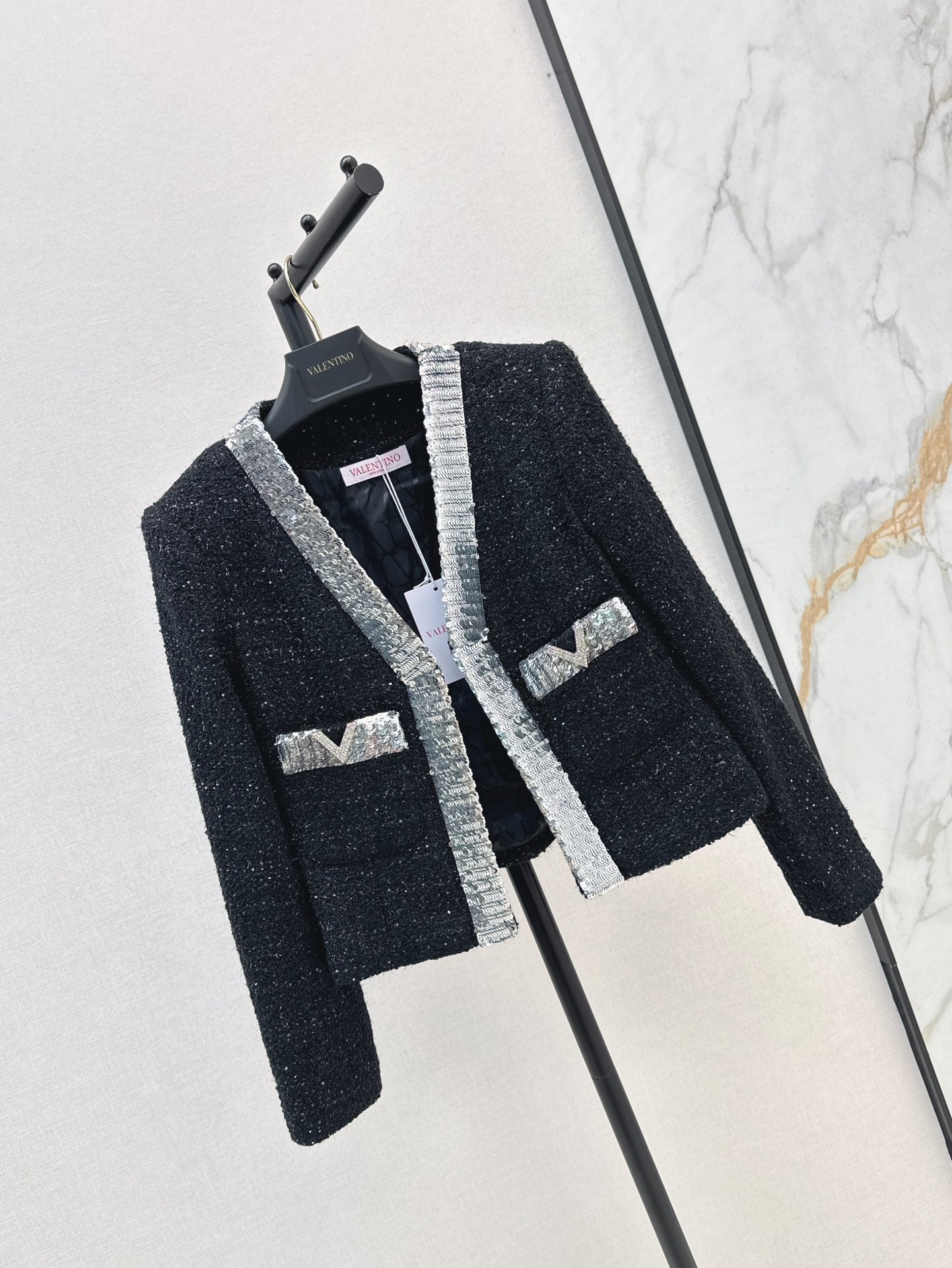 Valen 25fw beaded jacket