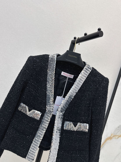 Valen 25fw beaded jacket