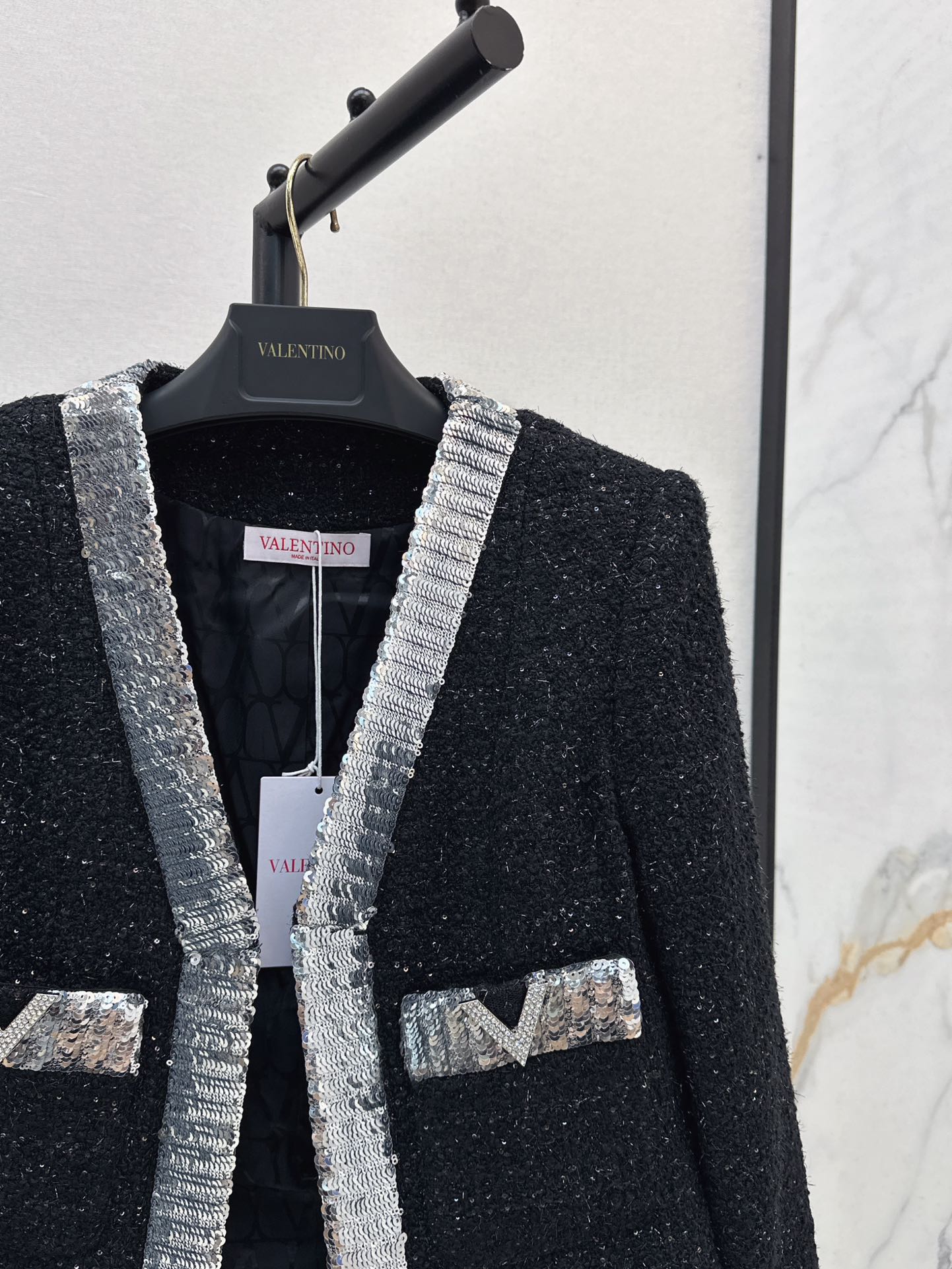 Valen 25fw beaded jacket