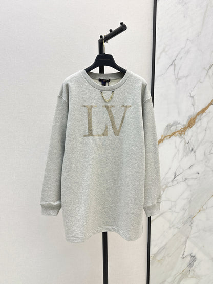 Louis 25fw beaded sweatshirt