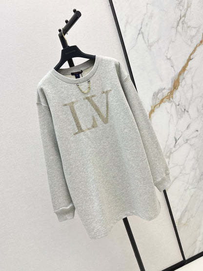 Louis 25fw beaded sweatshirt