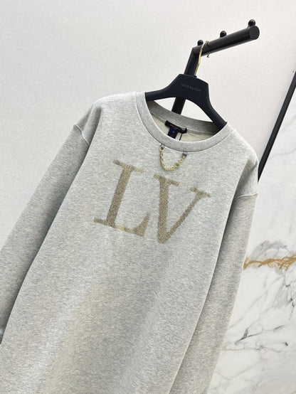 Louis 25fw beaded sweatshirt
