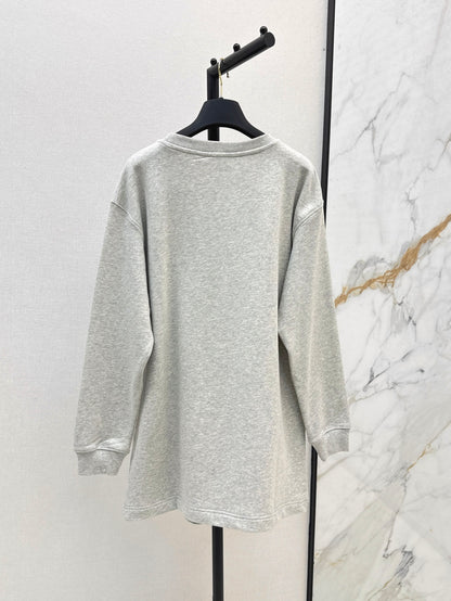 Louis 25fw beaded sweatshirt