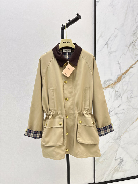 Miu 25fw trenc coat