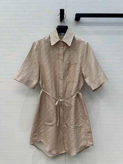 Fend 25ss print dress