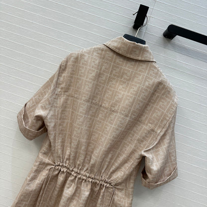 Fend 25ss print dress