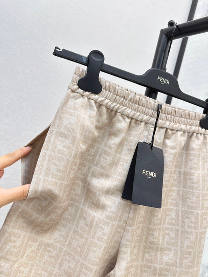 Fend 25ss print pants
