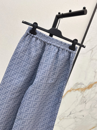 Fend 25ss print pants